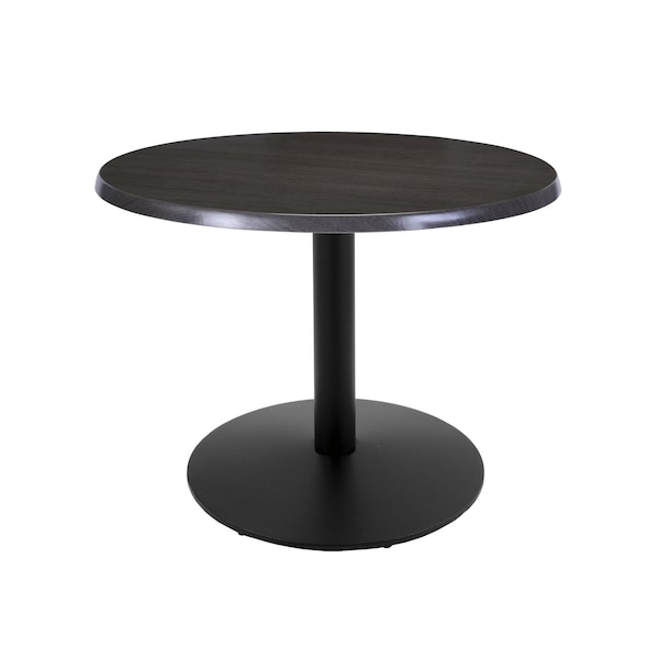 30" Tall In/Outdoor All-Season Table, 30" dia. Charcoal Top